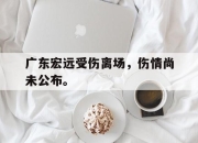 半岛体育网址-广东宏远受伤离场，伤情尚未公布。